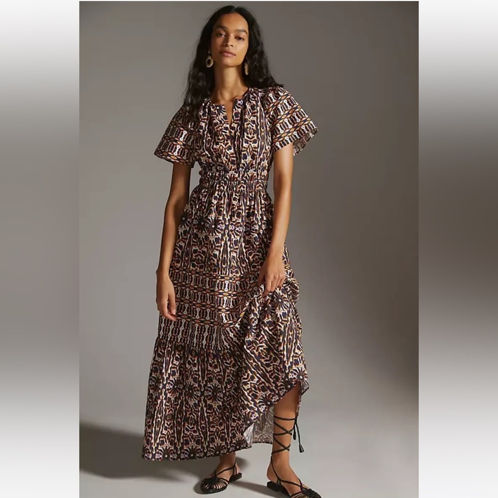 ✨ISO SOMERSET MAXI DRESS IN “BROWN” XS✨